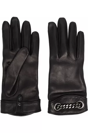 Saint Laurent Mulher Luvas - Chainlink full-finger gloves