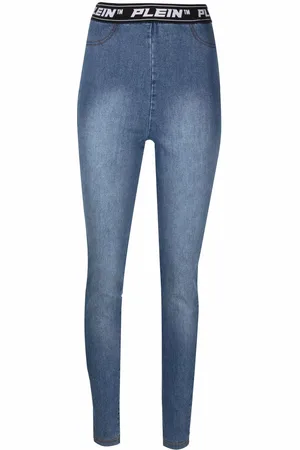 Philipp Plein Logo-waistband leggings