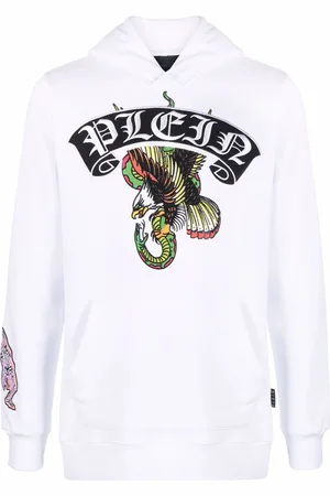 Philipp Plein Logo-print pullover hoodie