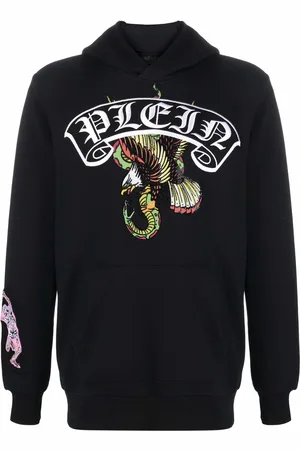 Philipp Plein Logo-print pullover hoodie