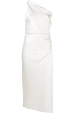 Michelle Mason Asymmetric gathered dress