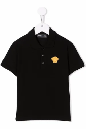 VERSACE Medusa embroidered polo shirt