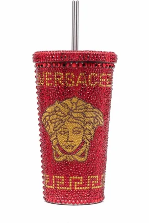 VERSACE Medusa crystal-embellished travel cup