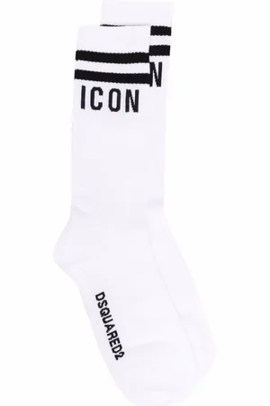 Dsquared2 Intarsia-knit logo socks