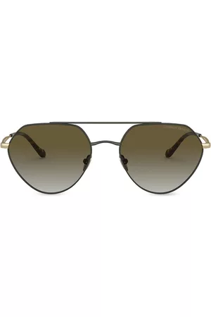 Armani Mulher Óculos de Sol - Geometric pilot sunglasses