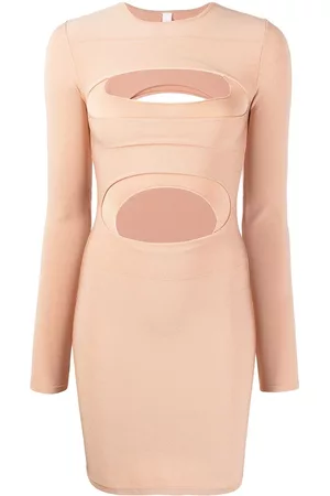 DION LEE Mulher Mini Vestidos Assimetricos - Cut-out layered mini dress