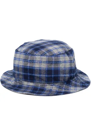 DUOltd Plaid-check bucket hat