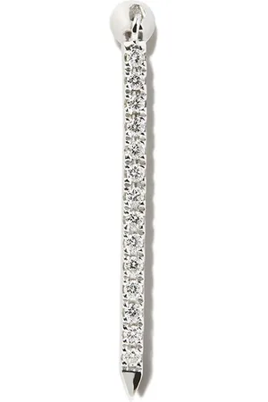 Maria Tash 18kt white gold Eternity Bar diamond charm