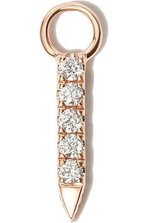 Maria Tash 18kt rose gold Eternity Bar diamond charm