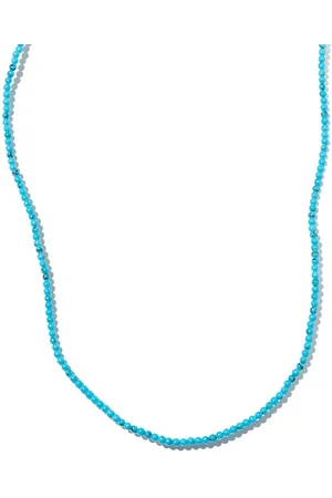 LUIS MORAIS 14kt yellow Hamsa turquoise necklace