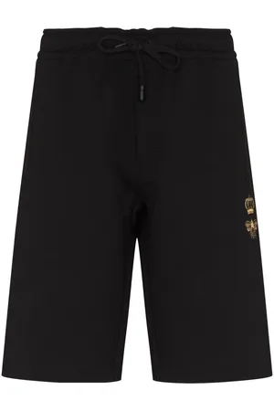 Dolce & Gabbana Embroidered-bee drawstring shorts