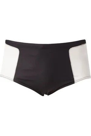 AMIR SLAMA Two-tone panel swim shorts