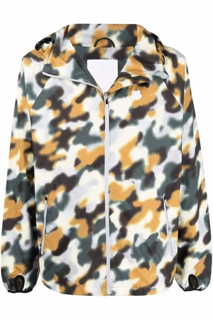 Kenzo Blurred camouflage lightweight jacket