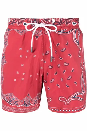 Etro Bandana-print swim shorts