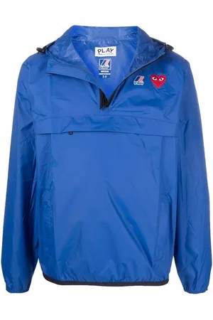 Comme des Garçons X K-Way pullover hooded jacket