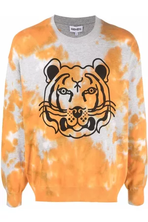 Kenzo Tiger print tie-dye sweatshirt