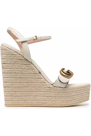 Gucci Mulher Alpercatas - Aitana logo espadrille sandals