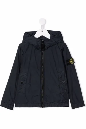 Stone Island Logo-patch sleeve jacket
