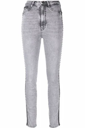 Philipp Plein Gemstone high-waist jeggings