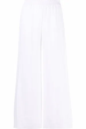 Fabiana Filippi Wide-leg elasticated-waistband trousers