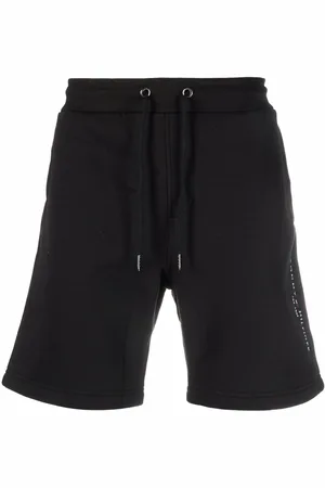 Tommy Hilfiger Drawstring-waist cotton-blend track shorts