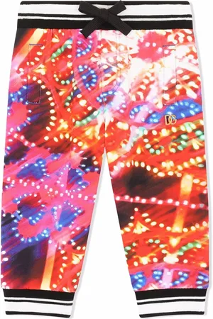 Dolce & Gabbana Luminarie print track trousers