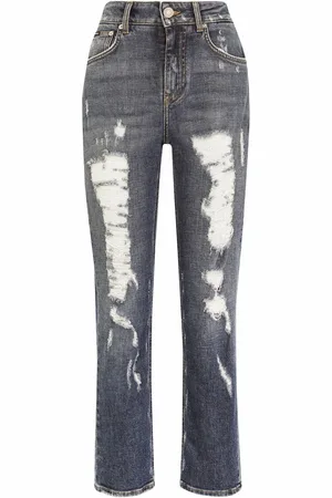 Dolce & Gabbana Distressed boyfriend jeans