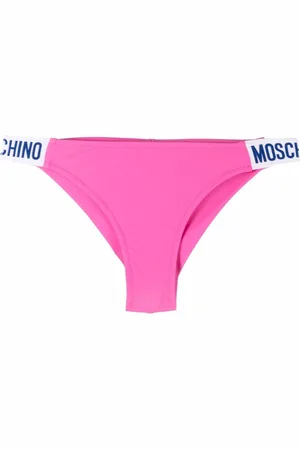 Moschino Logo-waistband bikini bottom