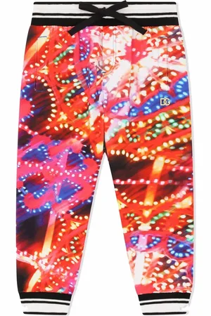 Dolce & Gabbana Luminarie graphic-print tapered trousers