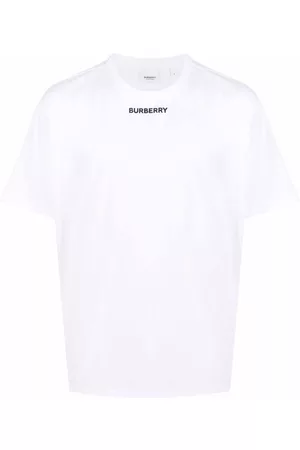 Burberry Homem T-shirts & Manga Curta - Logo-print cotton T-shirt