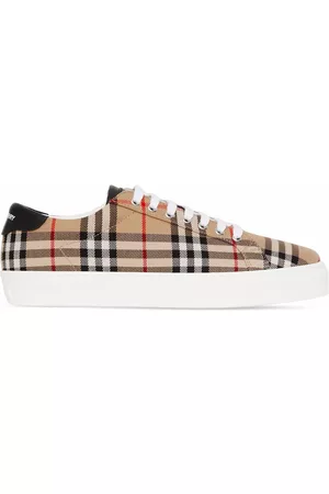 Burberry Homem Tops & T-shirts - Vintage Check low-top sneakers