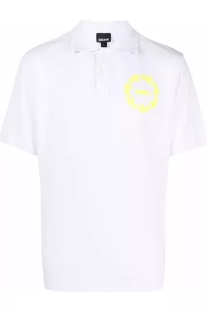 Roberto Cavalli Homem Camisa Formal - Logo-patch polo shirt