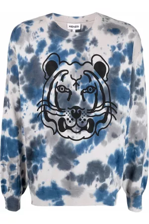 Kenzo Tiger Head-print crew neck sweatshirt