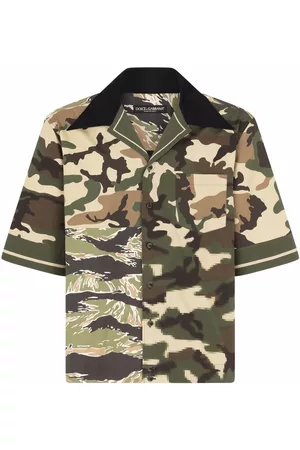 Dolce & Gabbana Camouflage-print shirt