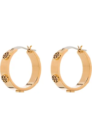 Tory Burch Miller stud hoop earrings