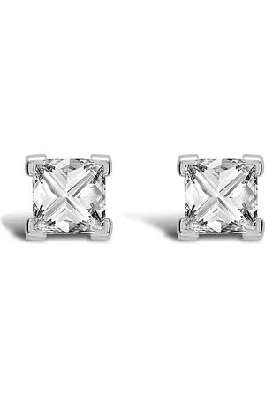 Pragnell 18kt white gold RockChic diamond solitaire earrings