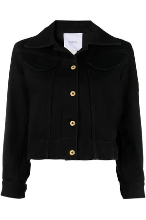 Patou Cropped organic denim jacket