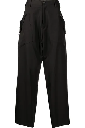 Sulvam Flap-pocket trousers