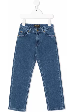 Mini Rodini Straight-leg organic-cotton jeans