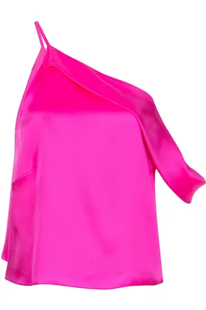 Michelle Mason Draped cowl asymmetrical top