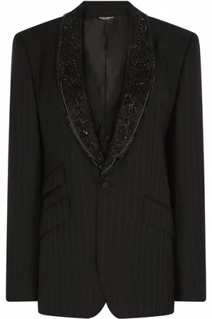 Dolce & Gabbana Pinstriped single-breasted blazer