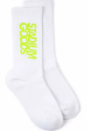 Stadium Goods Logo "Glow In The Dark" crew socks