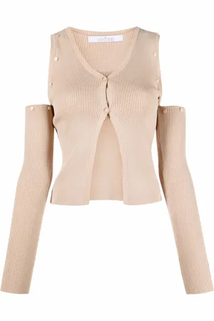 Rokh Cut-out knitted cardigan