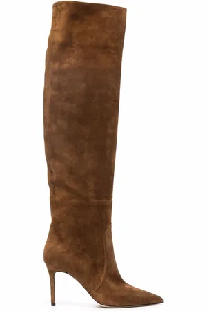 Scarosso X Brian Atwood Carra suede boots