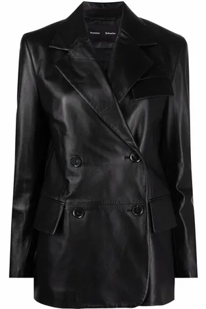 Proenza Schouler Single-breasted leather blazer