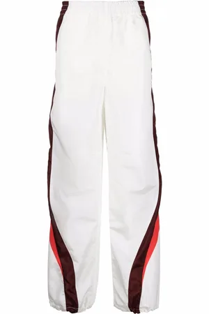 Marine Serre Side-stripe track pants