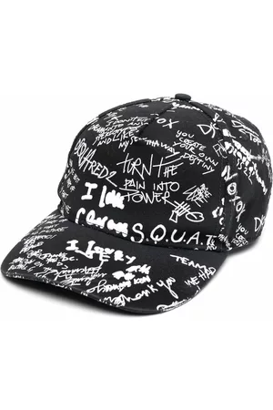 Dsquared2 Homem Chapéus - Graffiti logo-print baseball cap