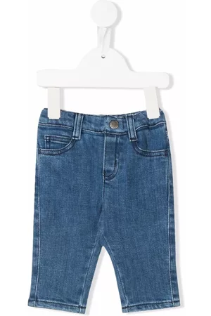 Emporio Armani Mid-rise slim-cut jeans
