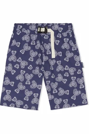 Palm Angels All-over teddy chino shorts