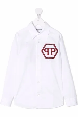 Philipp Plein Embroidered logo long-sleeve shirt